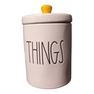 Rae Dunn Artisan Collection By Magenta THINGS Container With Lid